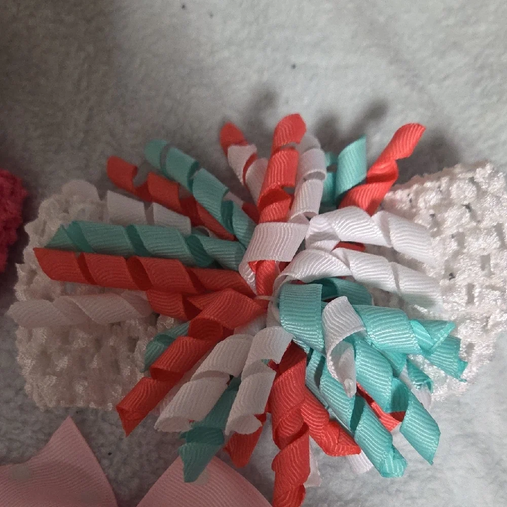 Charming Polka Dot and Ribbon Kids Headbands